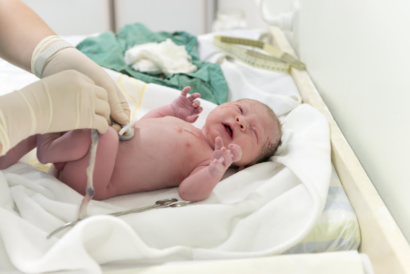 Newborn baby at Maitri Hospital